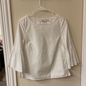 Vineyard vines Women's White Bell Sleeve Top